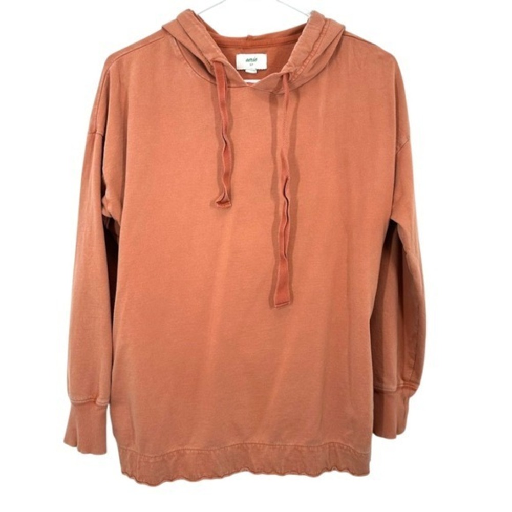 Aerie Size Small Sienna Brown Hoodie‎ Sweatshirt Pullover Loungewear Cozy Casual